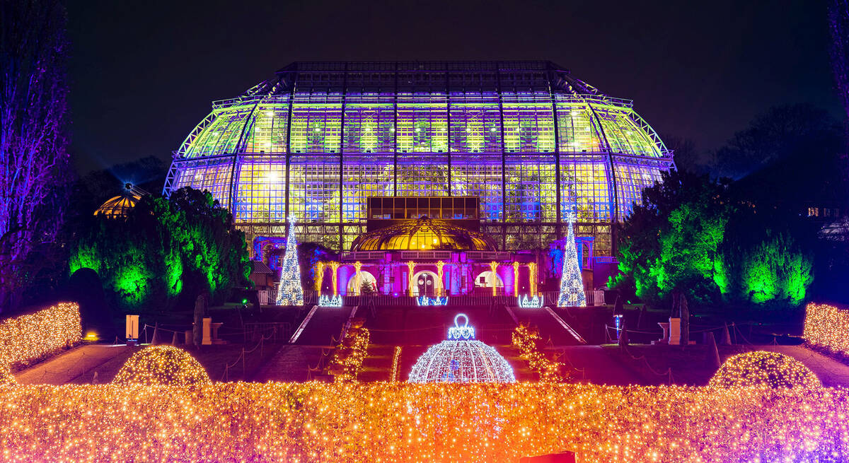 Weihnachtlicher Botanischer Garten Christmas Garden erneut zu Gast