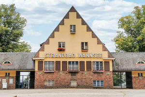 Das Strandbad Wannsee – eines der Highlights der Tour.