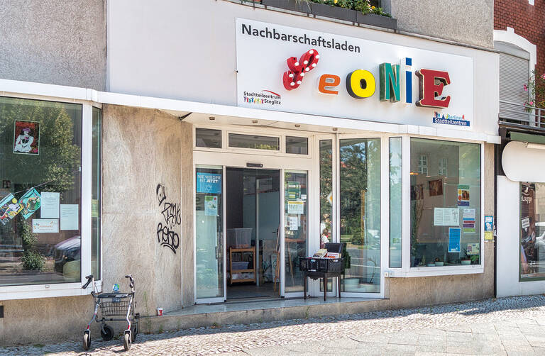 Nachbarschaftszentrum Leonie in der Leonorenstraße.