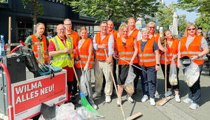 „Kehrday“ in der Wilmersdorfer Straße am 3. September. Foto: BACW