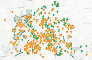 Interaktive Karte von www.naturstadt.berlin/karte/ Grafik: Leaflet | © OpenStreetMap contributors © CARTO