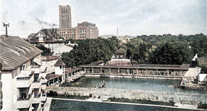 Das Seebad Mariendorf 1928. Foto: Museen Tempelhof-Schöneberg