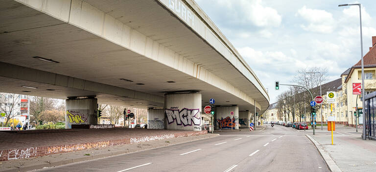 Die Brücke kommt weg.