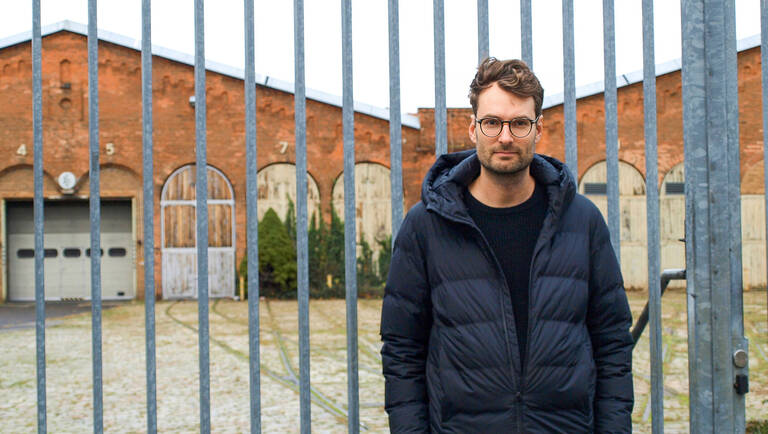 Dr. Alexander Stumm vom Vorstand des Tramdepot Verein.