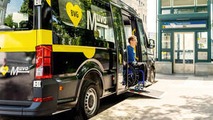 Bald in der ganzen Stadt verfügbar. Der BVG Muva für Menschen mit Mobilitätseinschränkungen. Foto: BVG, Christoph Fugel