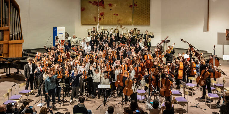 Die Orchesterschule der Leo Kestenberg Musikschule.  Bild: Axel Bringenberg