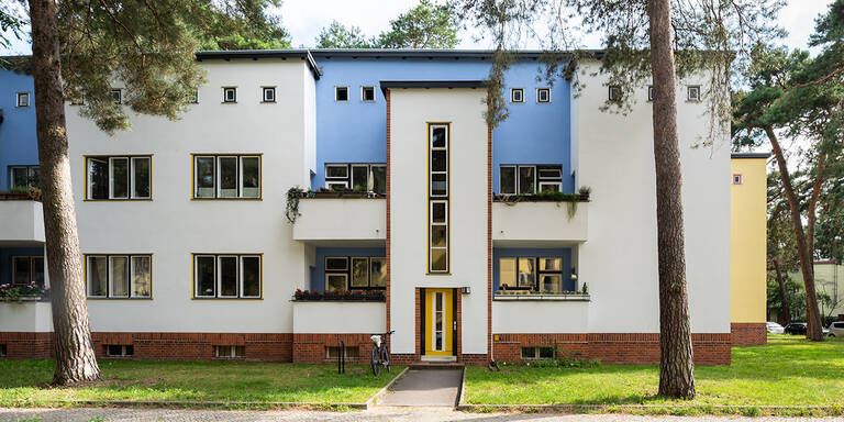 Waldsiedlung Zehlendorf, südlicher Bauabschnitt. Foto: Landesdenkmalamt Berlin, Anne Herdin