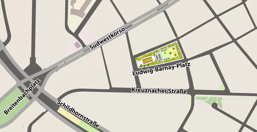 Plan: Ludwig-Barnay-Platz